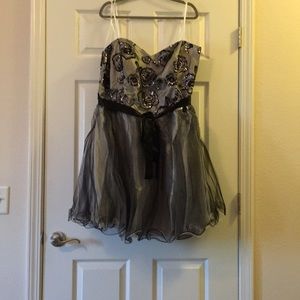 Black/Silver formal or prom Dress